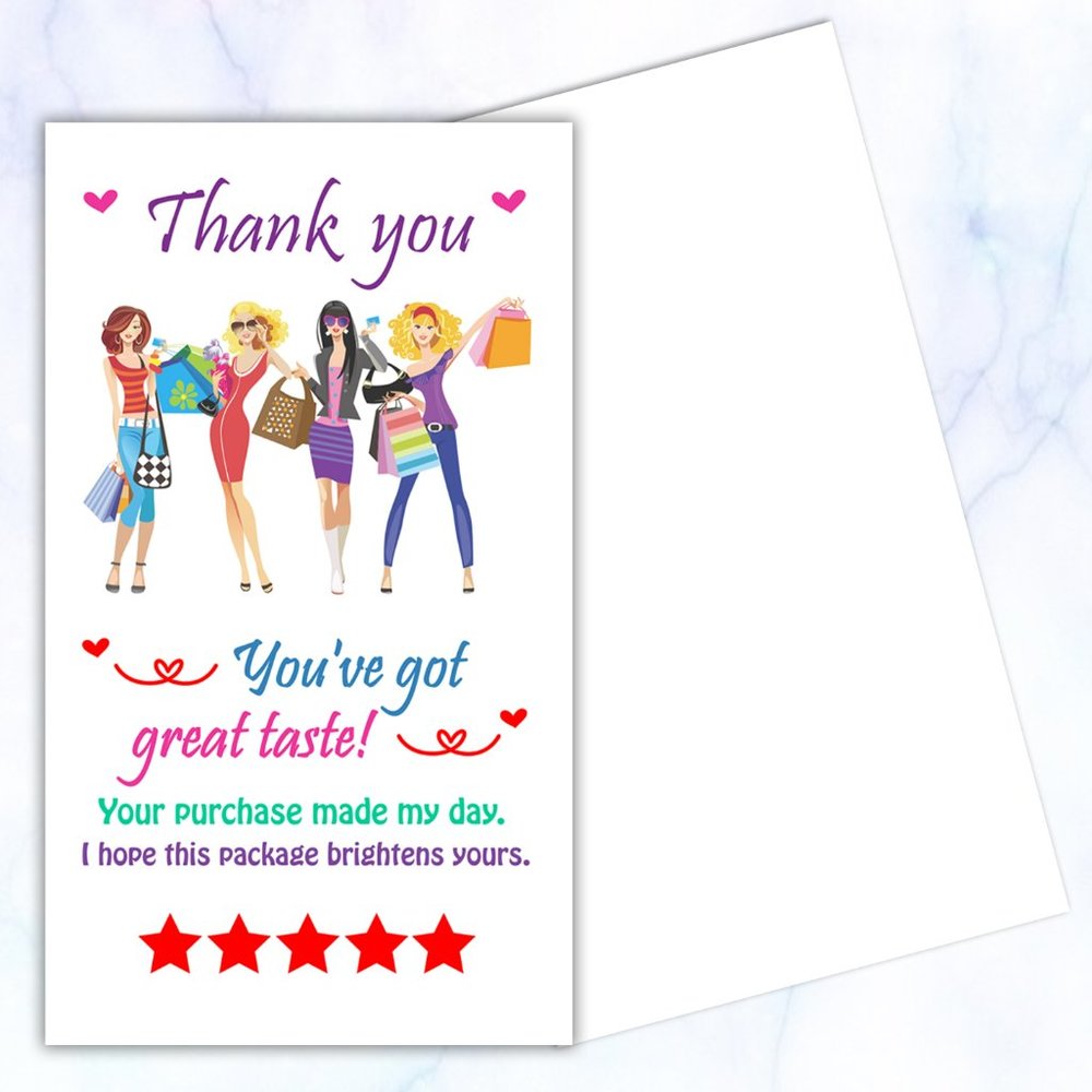 100 Thank You Cards - Picture 2 of 4